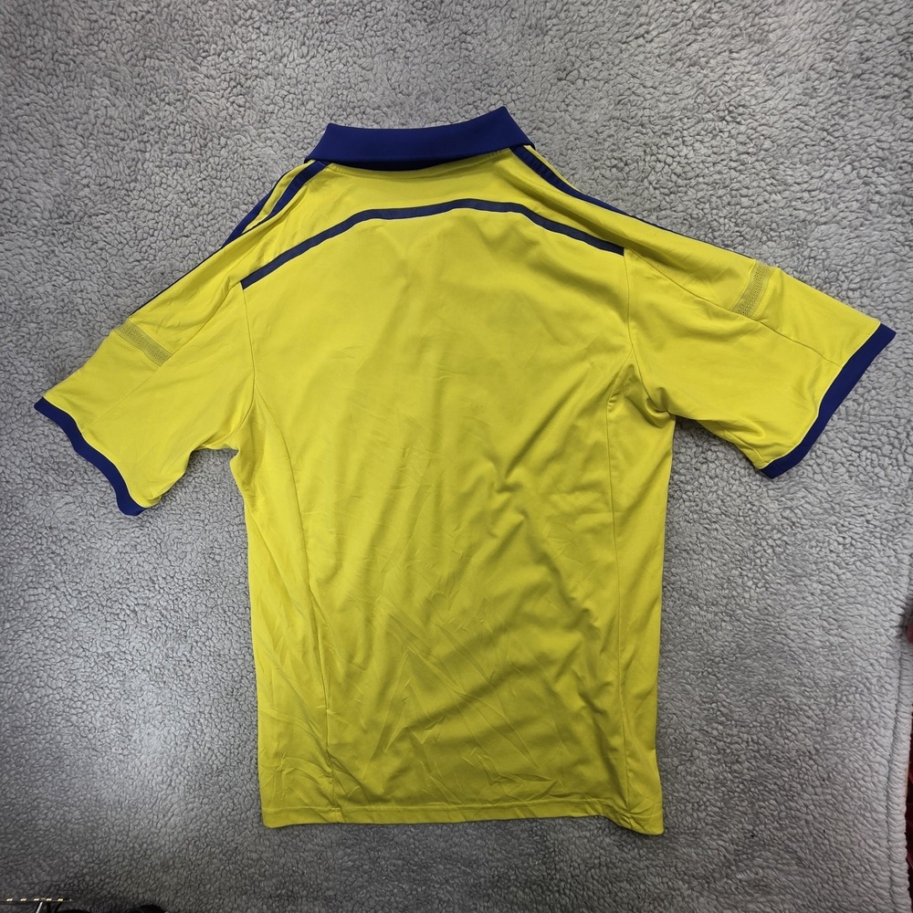 2014 Adidas Chelsea Football Club FC Yellow Jersey Size Large Samsung - Picture 8 of 9